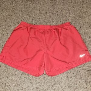 Nike- Women's Red Running Shorts Lightweight Performance Style- Sz M